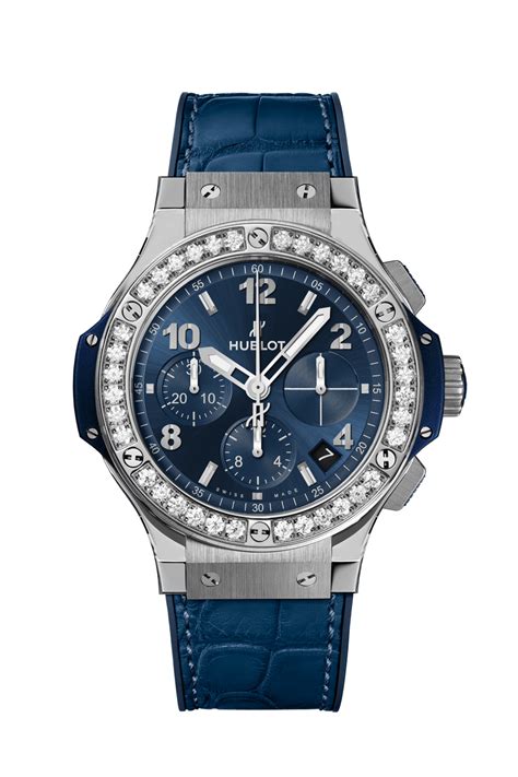 hublot big bang steel blue diamond price|Hublot 582888 big bang.